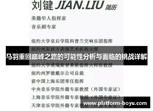 马羽重回巅峰之路的可能性分析与面临的挑战详解